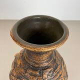 Fat lava pottery "maya tiki" vase by jasba ceramics, germany, 1970s