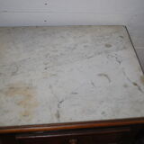 Table de chevet en acajou