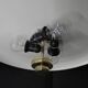 Bauhaus Brass Chandelier by Franta Anyz, 1930, Restored