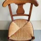 Cherry wood chair in Directoire style
