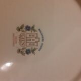 Assiette fleurie Gien Moustiers