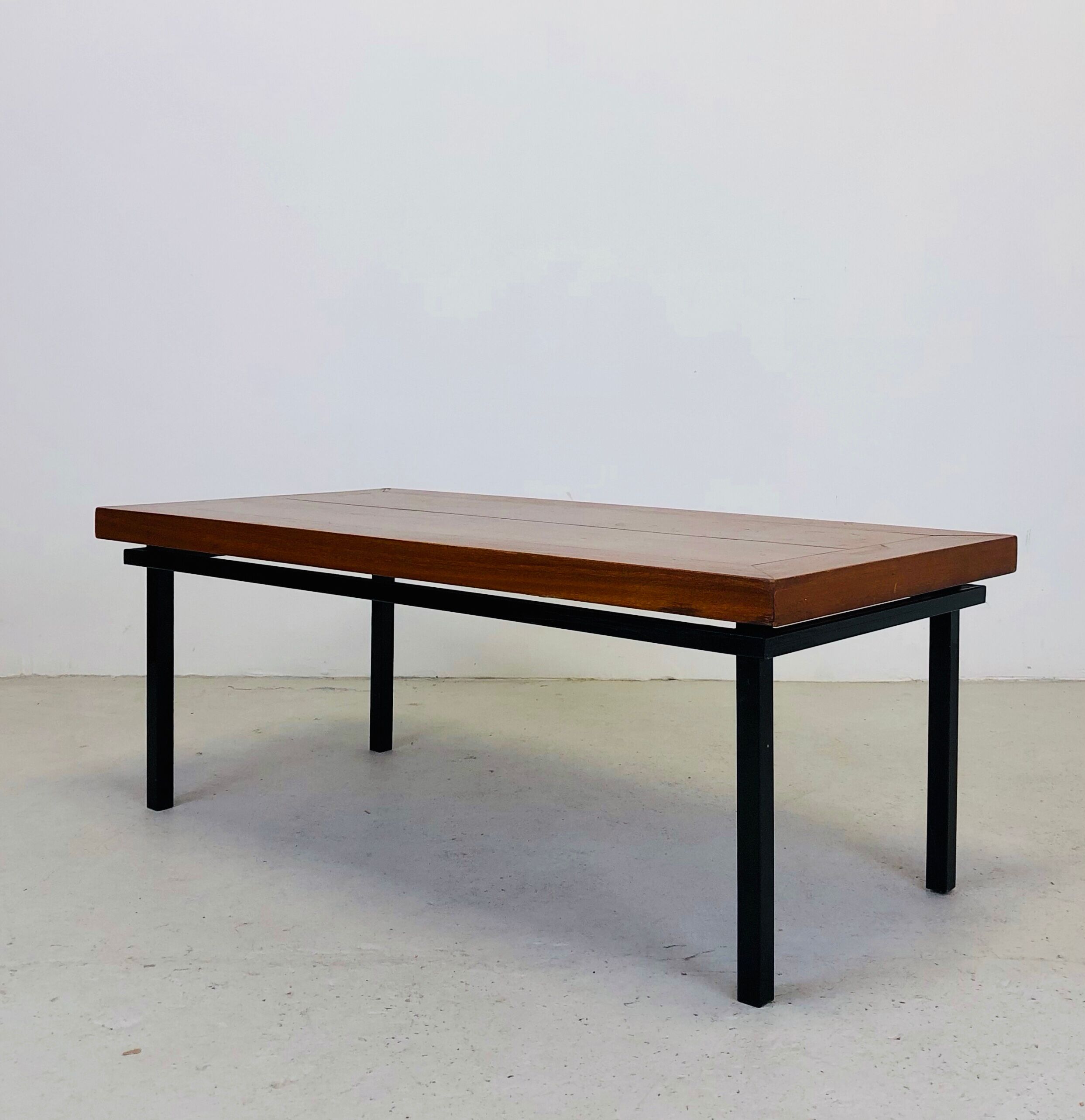 A beech vintage coffee table