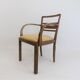 Set of 2 Art Deco chairs in birch burl