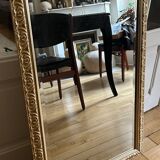vintage beveled gold mirror