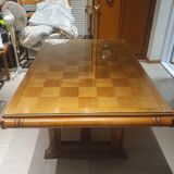 Dining table marquetry