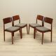 Set of four chairs, Danish design, 1970s, production: Denmark