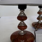 Bedside lamps duo marble