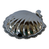 Shell pocket in silver metal from the 60s and 70s