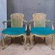 Paire de fauteuils style Louis XV