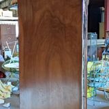 Mirror wardrobe in walnut veneer