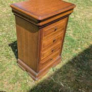 Wooden Louis Philippe style chest of drawers – 4 drawers