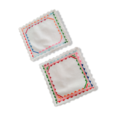 Napperons colorés années 70