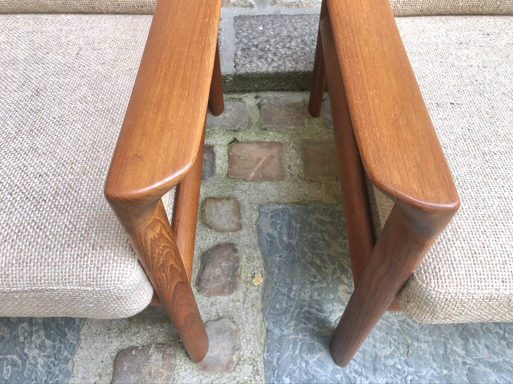 Pair of Danish armchairs 1970