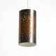 Mid-century pendant lamp made of metal and copper by Ernest Igl Hillebrand