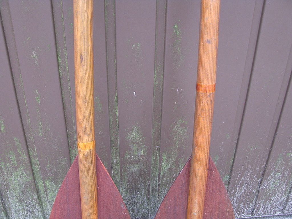 Vintage paddles, set of 2, 1970