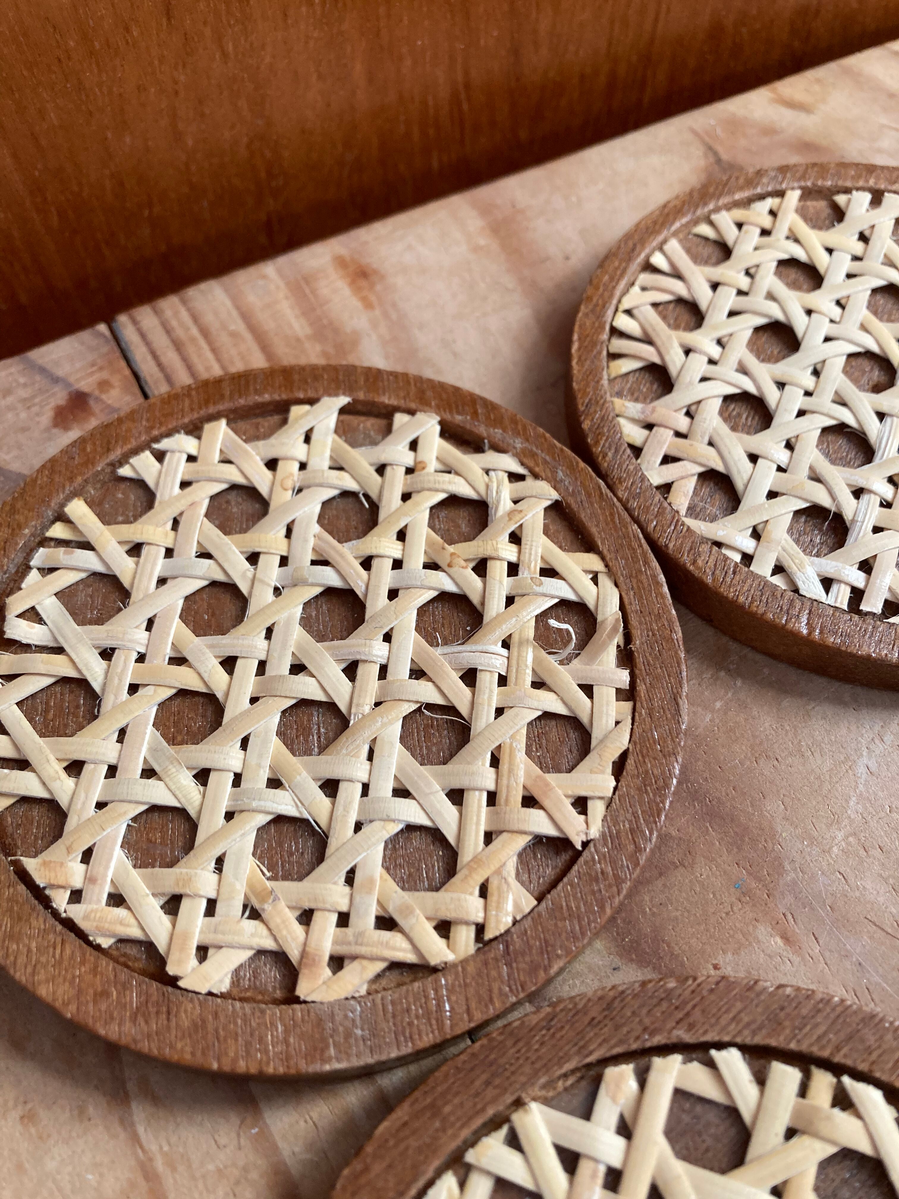 6 under wooden glasses and canning