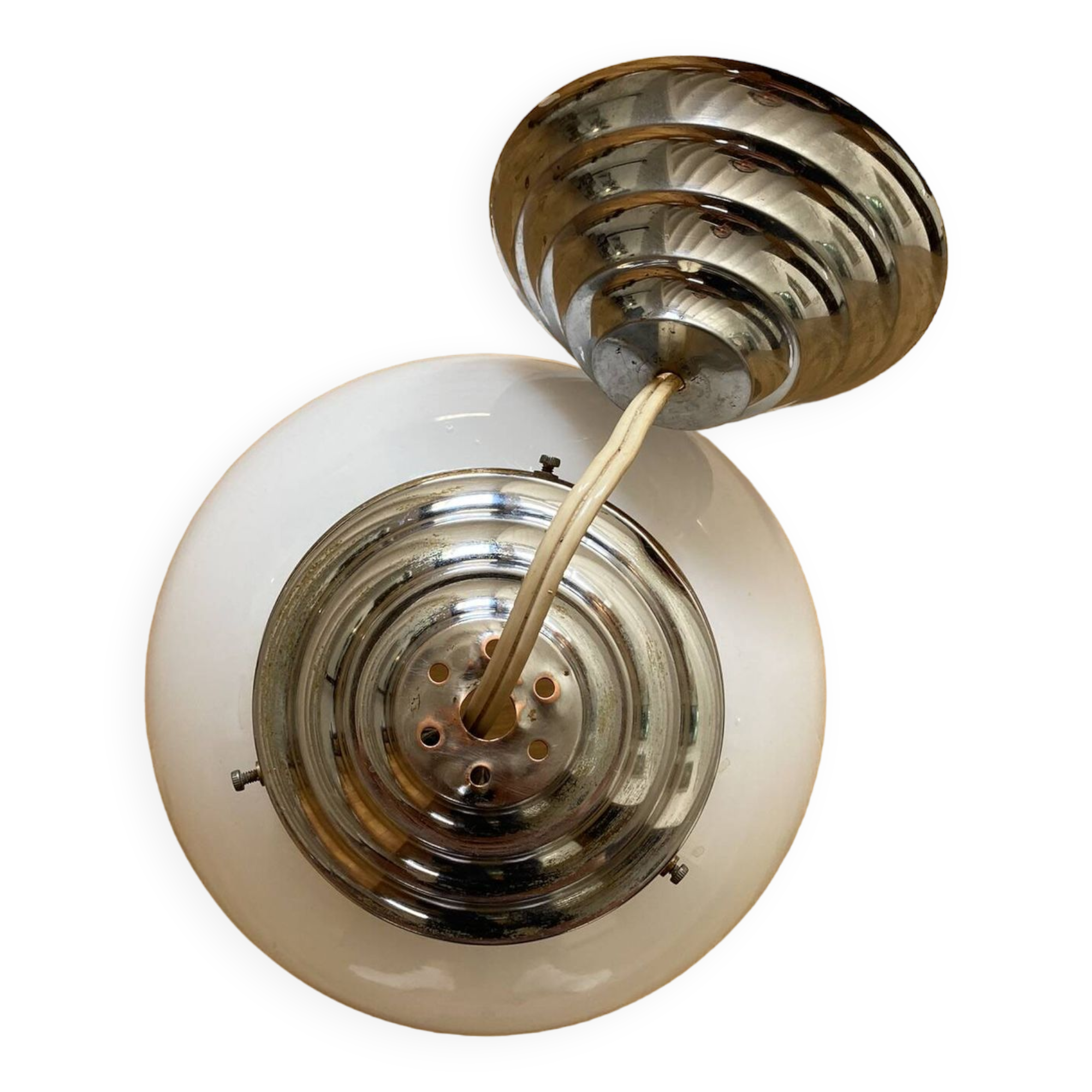 Opaline pendant light