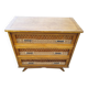 Vintage 4-drawer bamboo rattan chest of drawers