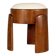 Tabouret en frêne et tissu bouclé Dedar Milano par Forme, Italie