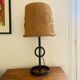 1950s wrought iron table lamp