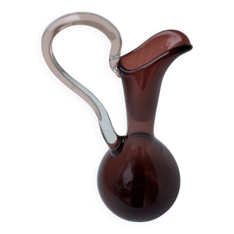 Pichet aiguière verre soufflé