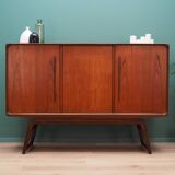 Teak highboard, Danish design, 1960s, production: Denmark