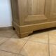 3-door solid oak wardrobe, detachable, sandblasted, wardrobe/lingerie.