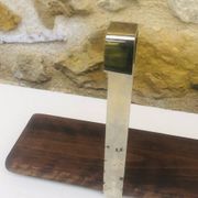 Vintage wall shelf, hanging, metal and wood