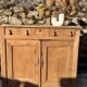 rustic wooden farm buffet sandblasted