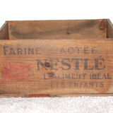 Nestlé wooden crate