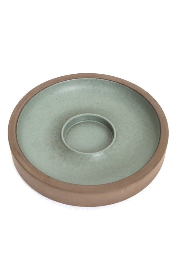 Mid-century ceramic candleholder by Knabstrup / 1960s / 1970s / Danish modern design
