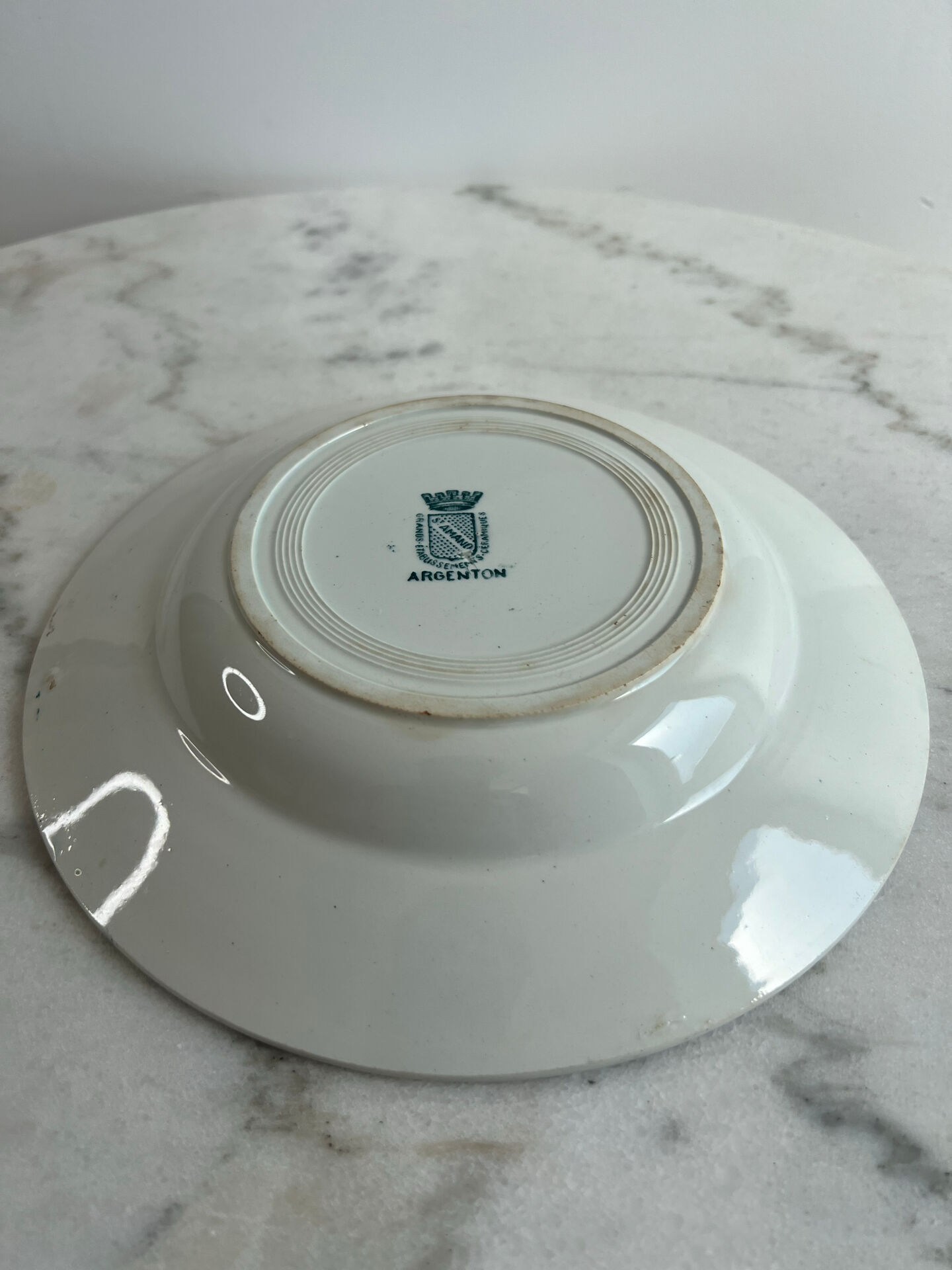 8 assiettes creuses Saint Amand collection Argenton
