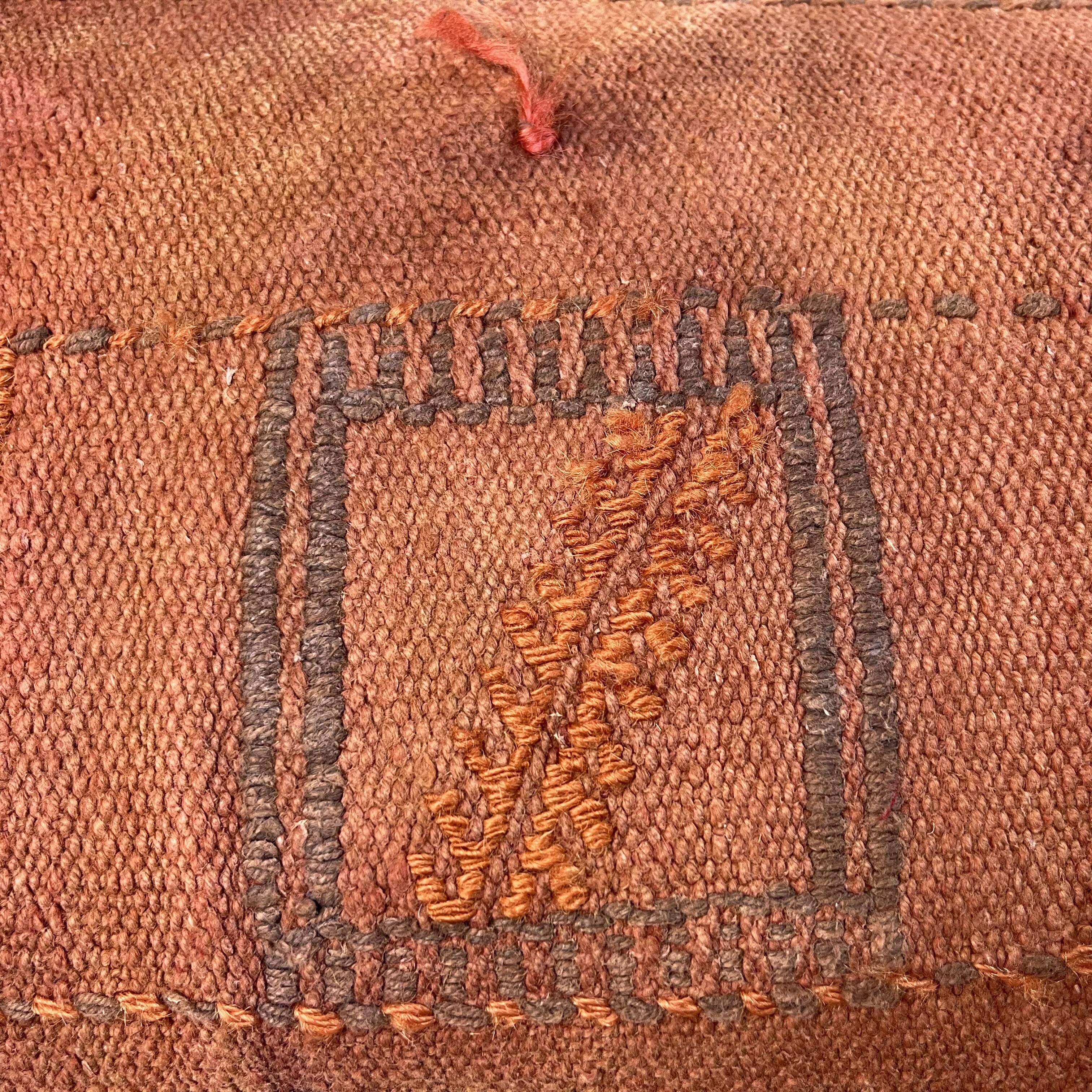 Vintage turkish kilim cushion cover , 30 x 50 cm