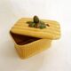 Boite barbotine Panier de noisettes Gien 1960'