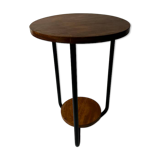 Wooden metal tubular stool