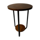 Wooden metal tubular stool