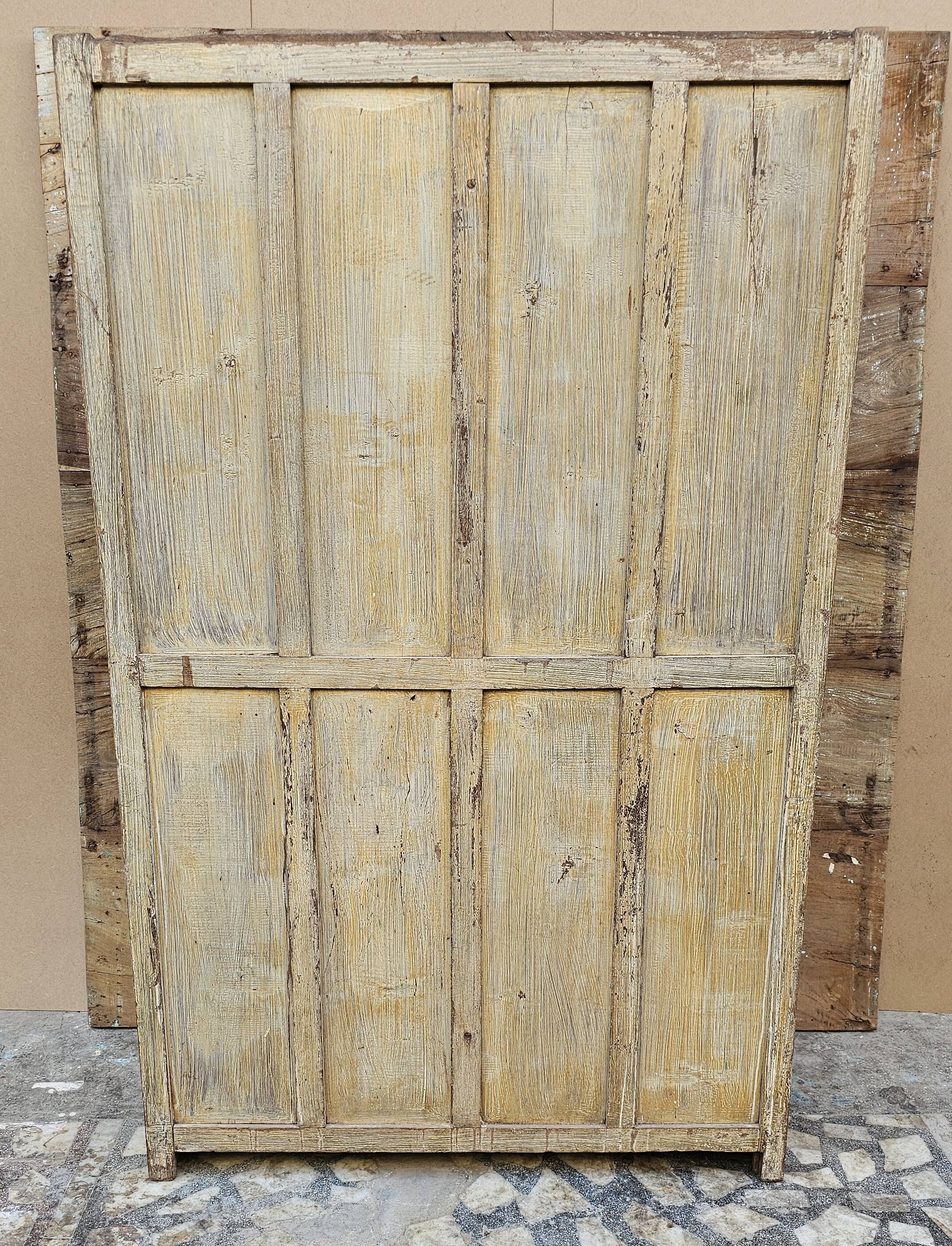 Ancienne armoire Art déco en teck birman
