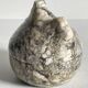 Vintage Marble Chicken with Eggs Sculpture