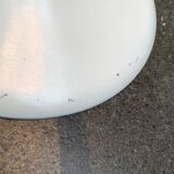 Minimalist glass and metal floor lamp from Switzerland, mid-century by E.R. Nele for Temde, 1960s.