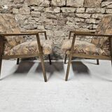 Pair of vintage 1970s armchairs