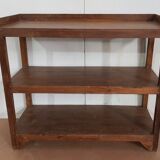Burmese teak administration shelf