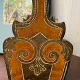 Small mail rack in old Florentine wood