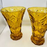 Pair of art deco vases