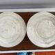Set of 2 floral porcelain soup plates