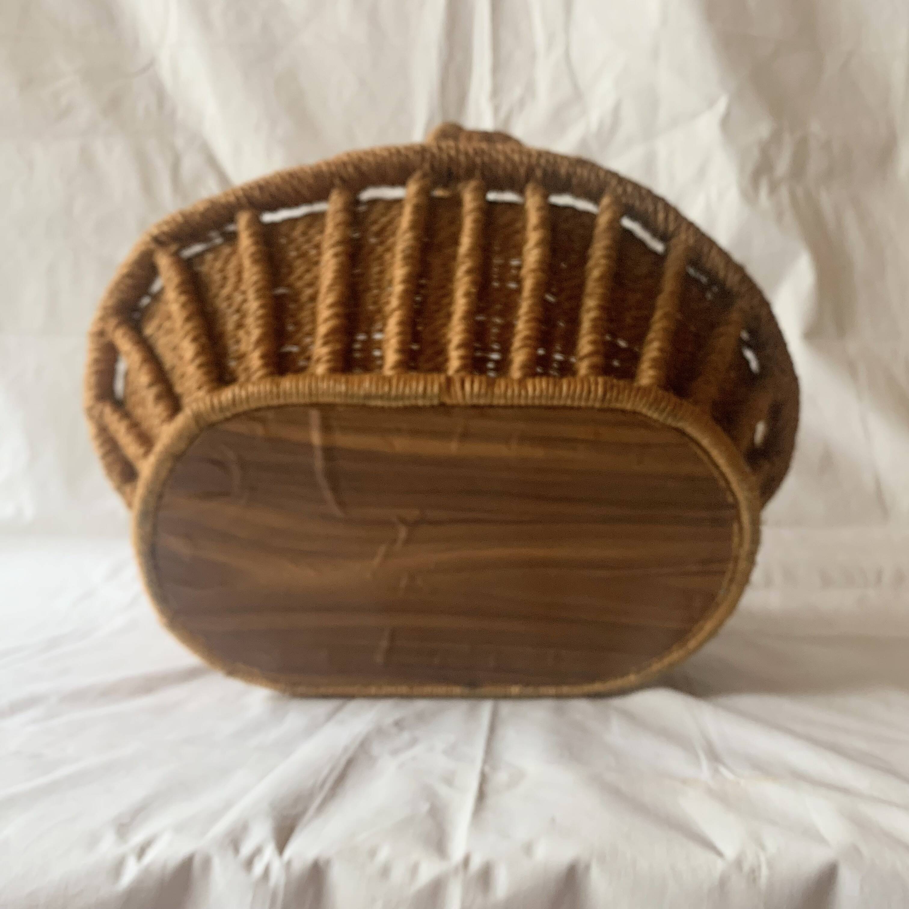 Vintage rope basket