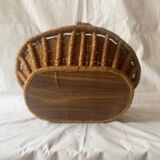 Panier en corde vintage