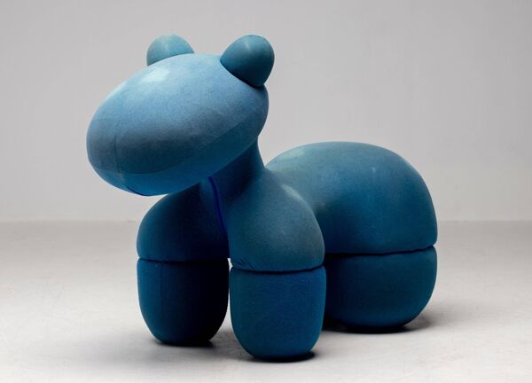 Chaise Pony bleue d'Eero Aarnio, moderne du milieu du siècle dernier