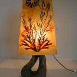 Lampe en pierre & résine 1970