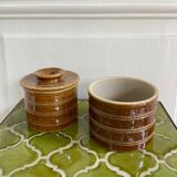Pots en céramique beurrier