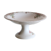 Antique dish, polychrome ironstone compote dish, “Guirlandes” model from the